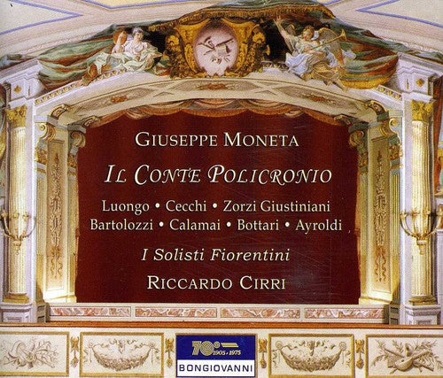Riccardo Cirri: Il Conte Policronio Farsa in Prosa Con Musica { CD }