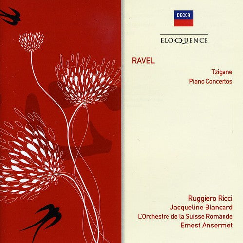 Ravel / Blancard / Ricci / Osr / Ansermet: Ravel: Tzigane / Pno Ctos No 1 & 2 { CD }
