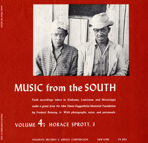 Horace Sprott: Music from the South Vol. 4: Horace Sprott 3 { CD }