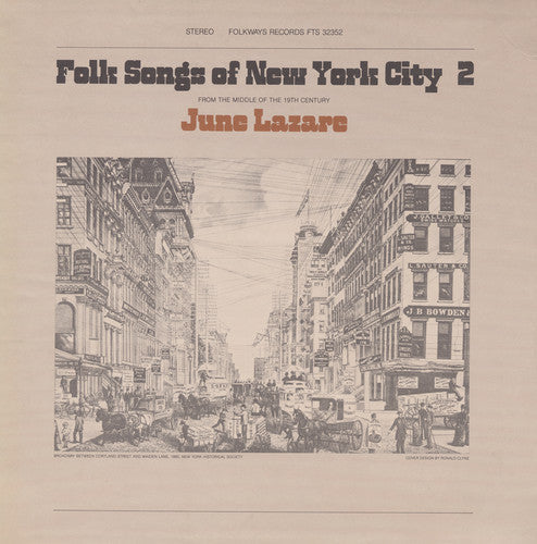 June Lazare: Folk Songs of New York City, Vol. 2 { CD }