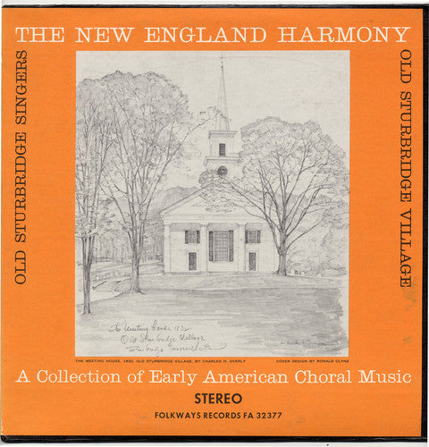 Old Sturbridge Singers: New England Harmony: Early American Choral { CD }
