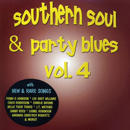 Various Artists: Southern Soul and Party Blues, Vol. 4 - CD