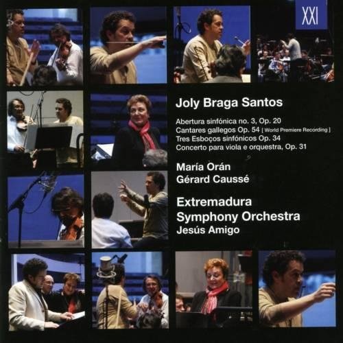 Joly Braga Santos: Abertura Sinfonica No.3-Cantares Gallegos-Tres Esc { CD }