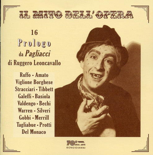 R. Leoncavallo: 16 Prologo Da Pagliacci Di Leoncavallo { CD }