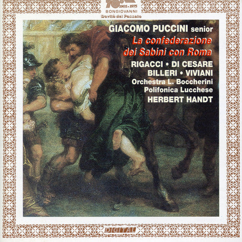 Puccini (Giacomo, Senior) / Billeri / Handt Et Al: La Confederazione Dei Sabini Con Roma { CD }