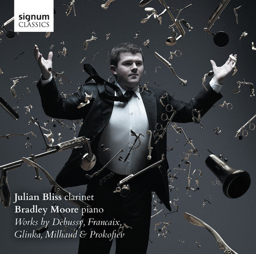 Debussy / Francaix / Glinka / Milhaud: Works for Clarinet & Piano { CD }