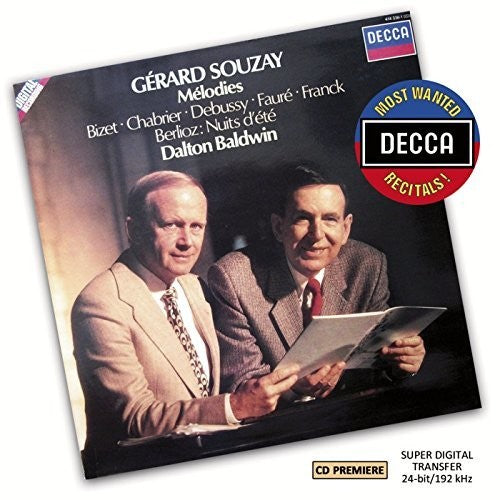 Souzay / Paris Conservatoire Orchestra: Most Wanted: Gerard Souzay - Melodies { CD }