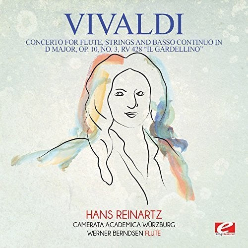 Vivaldi: Vivaldi: Concerto for Flute, Strings and Basso Continuo in D Major,Op. 10, No. 3, RV 428 Il Gardellino { CD }