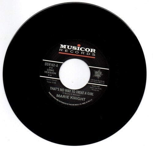 Marie Knight: That's No Way To Treat A Girl / You Lie So Well - 7-INCH SINGLE