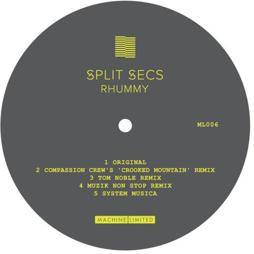 Split Secs: Rhummy - 12-INCH SINGLE