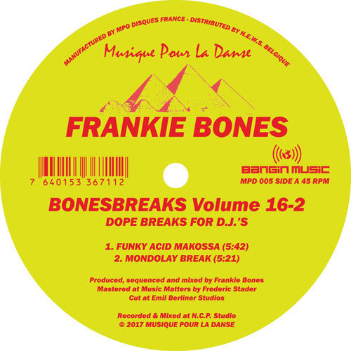Frankie Bones: Bonesbreaks 16-2 - 12-INCH SINGLE