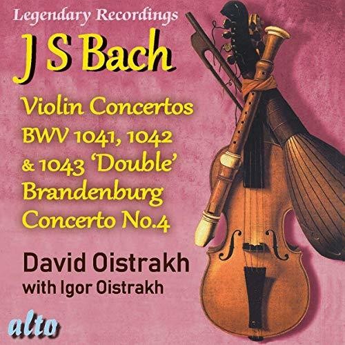 David Oistrakh: Bach Violin Concertos 1, 2, 3 Plus Brandenburg Concerto No.4 { CD }