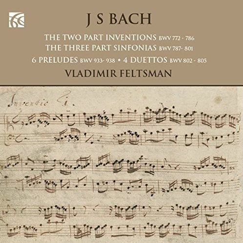 Bach, J.S. / Feltsman: Johann Sebastian Bach: Works for Piano { CD }