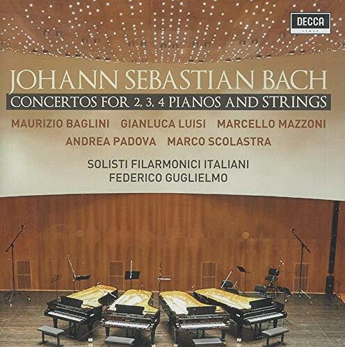 Baglini / Luisi / Mazzoni /Padova / Scolastra: Concertos For 2, 3 & 4 Pianos & Strings: Live At Amiata Piano Festival { CD }