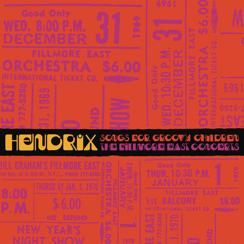 Jimi Hendrix: Songs For Groovy Children: The Fillmore East Concerts / RECORD