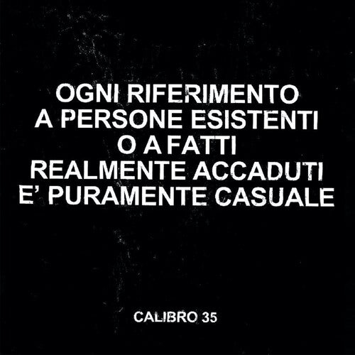 Calibro 35: Any Resemblance To Real Persons Or Actual Facts Is - VINYL