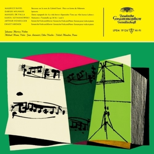 Johanna Martzy: Works By Ravel Milhaud De Falla Szymanowski / Vinyl LP