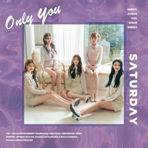 Saturday: Only You (incl. Booklet, Photocard, Lenticular Photo + Removable Sticker) - CD