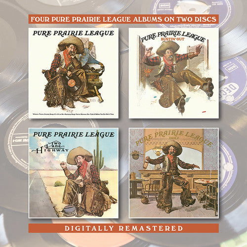 Pure Prairie League: Pure Prairie League / Bustin Out / Two Lane Highway / Dance { CD }
