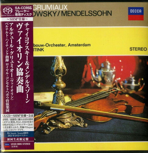 Tchaikovsky / Mendelssohn / Grumiaux, Arthur: Tchaikovsky/Mendelssohn: Violin Concertos (SACD) - SUPER-AUDIO CD