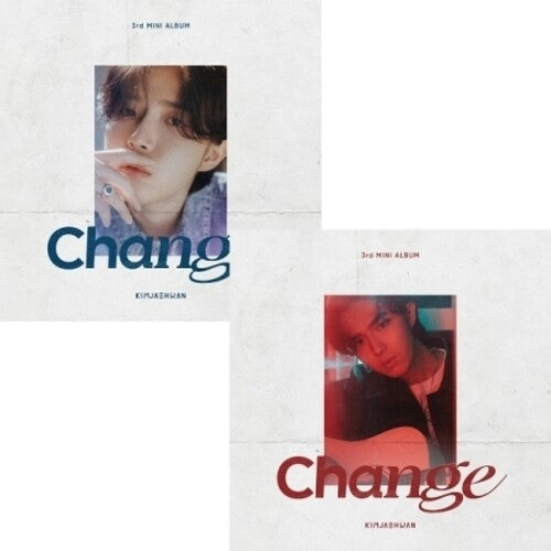 Kim Jae Hwan: Change (Random Cover) (incl. 72pg Photobook, Photocard, Postcard, Lenticular Photocard, PVC Bookmark + Illustration Sticker) - CD