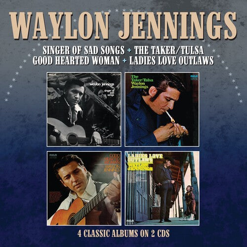 Waylon Jennings: Singer Of Sad Songs / The Taker-Tulsa / Good Hearted Woman / Ladies Love Outlaws { CD }