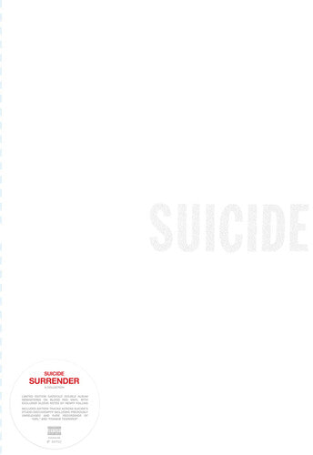 Suicide: Surrender / RECORD