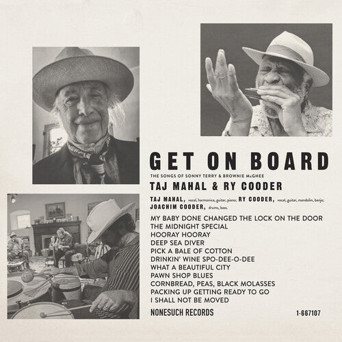 Taj Mahal & Ry Cooder: Get On Board / RECORD
