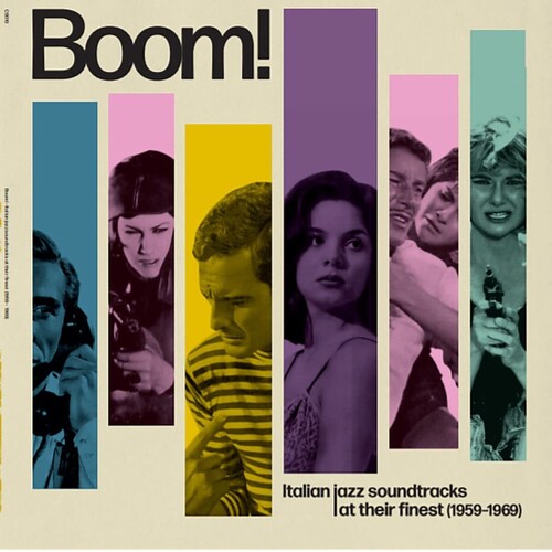 BOOM ITALIAN JAZZ Various Artists: Boom! Italian Jazz Soundtracks At Their Finest (1959-1969) - VINYL