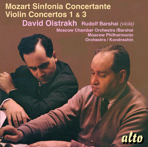 David Oistrakh: Mozart: Sinfonia Concertante K. 364; Violin Cons No. 1, K. 207 { CD }