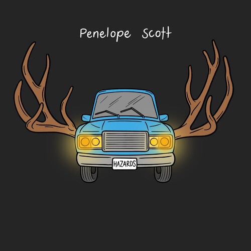 Penelope Scott: Hazards - White & Black A-Side/B-Side / RECORD