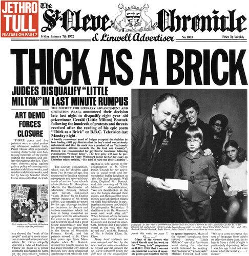 Jethro Tull: Thick As A Brick (50th Anniversary Edition) / RECORD