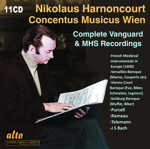 Nikolaus Harnoncourt: Concentus Musicus Wien, Complete Vanguard & MHS Recordings { CD }