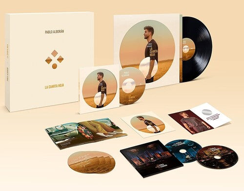 Pablo Alborán: La Cuarta Hoja - La Cuarta Hoja' + Vinilo La Cuarta Hoja + 2CD Directo Gira De Teatros 2022 + Postcard + 4 Postcards + Christmas Scratch & Win Cards - VINYL