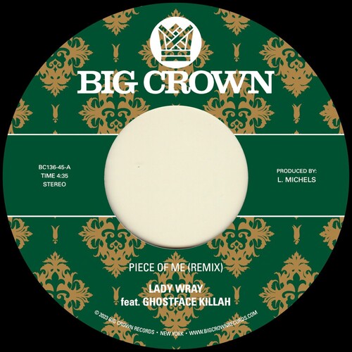 Lady Wray: Piece Of Me (feat. Ghostface Killah) b/w Joy & Pain (Pete Rock Remix) - 7-INCH SINGLE