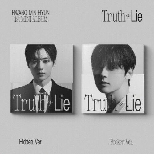 Hwang Min Hyun: Truth or Lie - Random Cover - incl. 88pg Photobook, 2 Photocards, 2 Postcards, Mini Poster, Sticker + Poster - CD