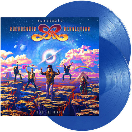 Arjen Lucassen's Supersonic Revolution: Golden Age of Music - Transparent Blue - VINYL
