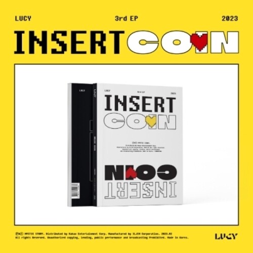 Lucy: Insert Coin - incl. 112pg Photobook, Folded Poster, Photocard, Standing Photocard, Lucy Coin Card + Sticker - CD