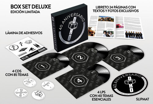 Various Artists: Dro: 40 Aniversario / Various - Box 4LP + 4CD + Book + Slipmat + Stickers - VINYL