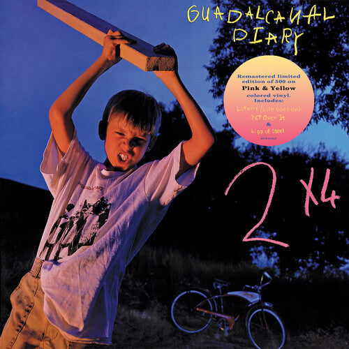 Guadalcanal Diary: 2 X 4 - Pink/yellow Swirl / RECORD