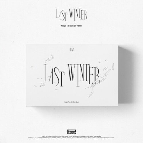 Heize: Last Winter - incl. 88pg Photobook, Lyrics Paper, Paper Incense, Match, Photocard, Secret Message Card + Folded Poster - CD