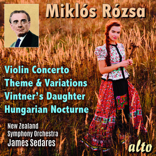 New Zealand Symphony Orchestra: Miklos Rozsa: Violin Concerto; Theme, Variations & Finale { CD }