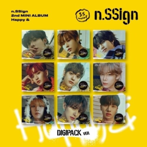N.Ssign: Happy & - Digipack Version - Random Cover - incl. 16pg Photobook, Folded Poster, Sticker + Photocard - CD