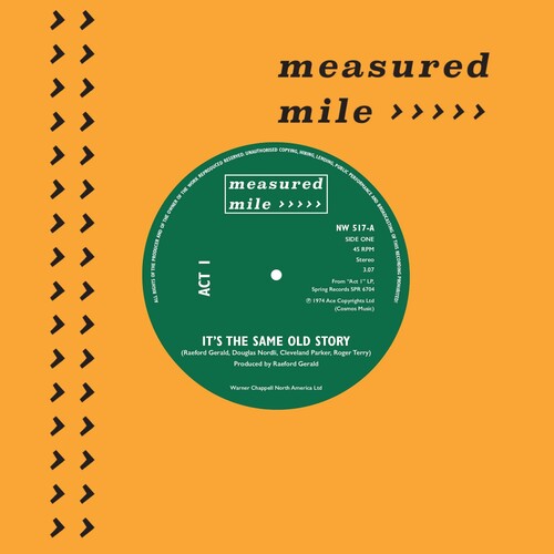 Act 1 / Fossati, Ivano: It's The Same Old Story / Night Of The Wolf (Tema Del Lupo) - 7-INCH SINGLE