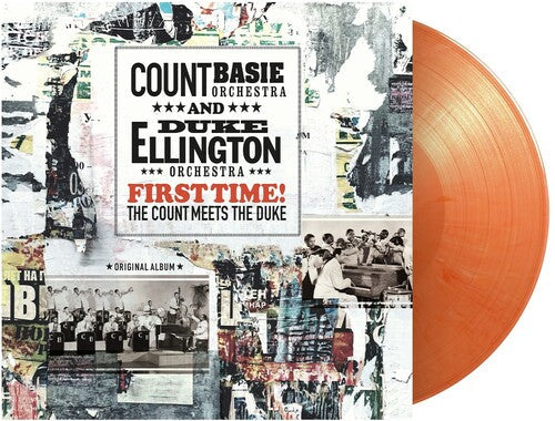 Ellington, Duke / Basie, Count: First Time! The Count Meets The Duke - Ltd Orange & White Vinyl / RECORD