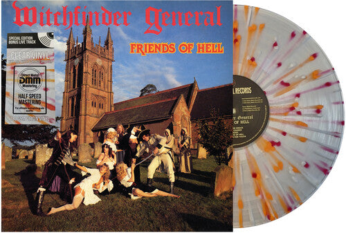 Witchfinder General: Friends Of Hell - Clear Red Orange & White Splatter Vinyl / RECORD