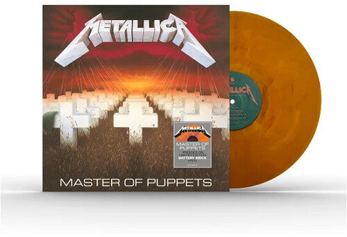 Metallica: Master Of Puppets - 'Battery Brick' Red Colored Vinyl / RECORD