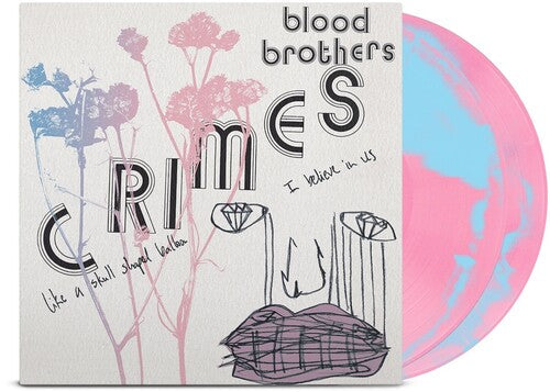 The Blood Brothers: Crimes (Collector's Edition) - Bubblegum Pink & Baby Blue / RECORD