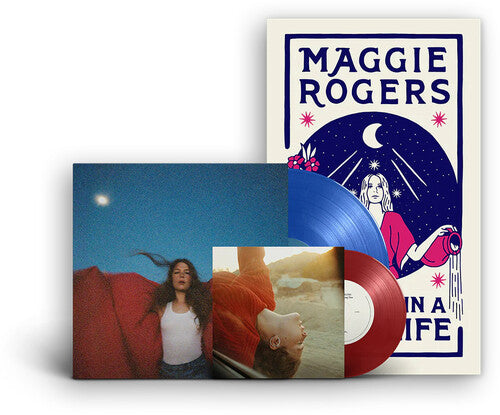 Maggie Rogers: Heard It In A Past Life: 5th Anniversary - Deluxe Edition on Blue Colored Vinyl with Bonus Red Colored 7-Inch Vinyl & Poster / RECORD