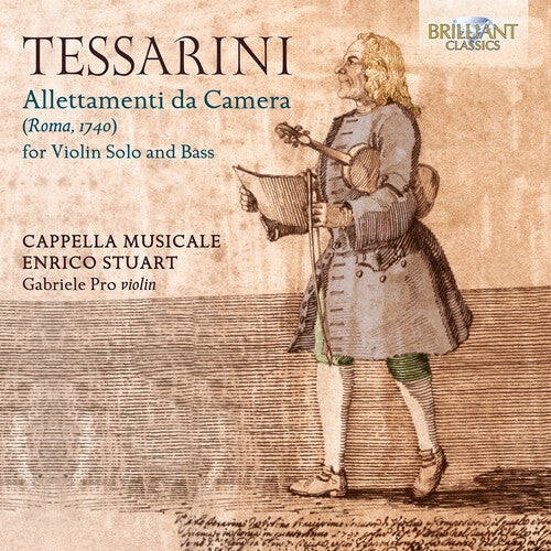 Simone El Oufir Pierini: Tessarini: Allettamenti da Camera for Violin Solo & Bass { CD }
